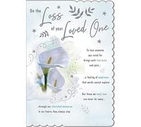 Tarjeta de condolencia tradicional para ocasiones - 9 x 6 pulgadas - Piccadilly Greetings
