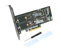 Tarjeta de conversión PCIe a 2 puertos NVME M de alta velocidad con tecnología PCB para una transferencia de datos estable