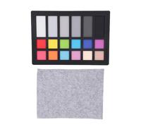Tarjeta de corrección de Color, gráfico de calibración de 18 Colores y Chips de Video, Equilibrio de Blancos y gráficos de calibración de Color con Bolsa de Almacenamiento para