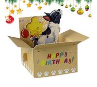 Tarjeta de cumpleaños 3D divertida,Tarjeta de cumpleaños creativa emergente,Mensaje para niño hija hijo papá mamá marido esposa hermana hombres mujeres adultos | Para niña niño adulto marido