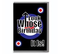 Tarjeta de cumpleaños con diseño de la WHO Look Whose Birthday it is C320