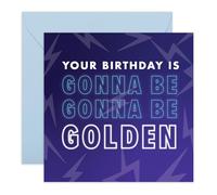 Tarjeta de cumpleaños con temática de K Pop - Gonna Be Golden - Celebración de felicitación para él, sus amigos, adultos, adolescentes, niños, niñas, hija, sobrina, vecino, fanáticos de K Pop, estilo