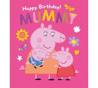 Tarjeta de cumpleaños de Peppa Pig para mamá, bonita tarjeta de Peppa Pig para mamá