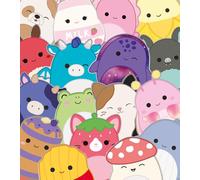 Tarjeta de cumpleaños de Squishmallows, bonita y colorida tarjeta de felicitación para niños, adolescentes y coleccionistas, perfecta para los fanáticos de los Squishmallows