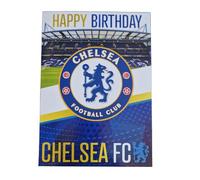 Tarjeta de cumpleaños del Chelsea FC con sonido musical que reproduce "Blue is the Colour" cuando se abre