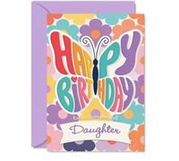 Tarjeta de cumpleaños divertida para hija, llena de alegría de cumpleaños