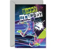 Tarjeta de cumpleaños divertida, patea su gran día con estilo