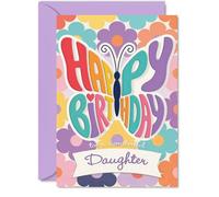 Tarjeta de cumpleaños dulce para hija, alegría de cumpleaños caprichosa