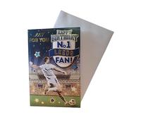 Tarjeta de cumpleaños "Express Yourself" para el fan número 1 de Leeds, incluye sobre, tarjeta de cumpleaños para fanáticos del fútbol