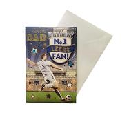 Tarjeta de cumpleaños "Express Yourself" para el padre número 1 de Leeds Fan - Incluye sobre - Tarjeta de cumpleaños para papá