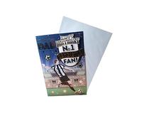 Tarjeta de cumpleaños "Express Yourself" para papá número 1 de Newcastle, incluye sobre, tarjeta de cumpleaños para fanáticos del fútbol para papá