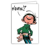 Tarjeta de cumpleaños Gaston Lagaffe alegre