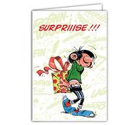 Tarjeta de cumpleaños Gaston Lagaffe sorpresa