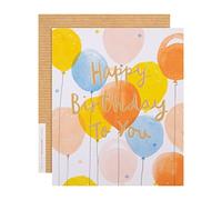 Tarjeta de cumpleaños general de The Hallmark Studio - diseño de texto en relieve