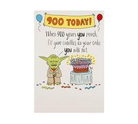Tarjeta de cumpleaños general de The Hallmark Studio - Divertido diseño de Star Wars