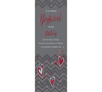 Tarjeta de cumpleaños moderna para novio - 22,8 x 15,2 cm - Regal Publishing