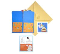 Tarjeta de cumpleaños musical pop-up 3D - Vela inflable luminosa LED, postal con iluminación de sonido animada, decoración de celebración interactiva | Regalo y divertido para,