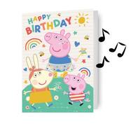 Tarjeta de cumpleaños oficial de Peppa Pig.