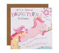 Tarjeta de cumpleaños para hija de Hallmark - diseño de unicornio