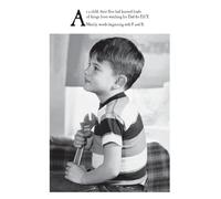 Tarjeta de cumpleaños para hijo con texto en inglés On the Ceiling, color blanco y negro