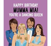 Tarjeta de cumpleaños para mamá, tarjeta de cumpleaños para mamá, tarjeta de cumpleaños de reina bailarina, tarjeta de cumpleaños para ella, tarjeta de cumpleaños Abba Mumma Mia