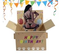 Tarjeta de cumpleaños - pop-up 3D, saludo hilarante, creativo, regalo 3D BRTHDAY BOX | Divertido Hapy Birtdday Carrd 3d para niña niño adulto marido mujer mamá papá hijo hija hermana esposa