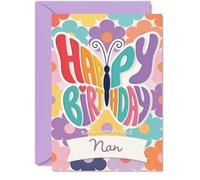 Tarjeta de cumpleaños sincera para abuela, ilumina su día especial