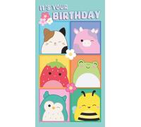 Tarjeta de cumpleaños SQUISHMALLOWS, ITS YOUR BIRTHDAY SQUISHMALLOW CARD