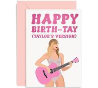 Tarjeta de cumpleaños Swift - Tarjetas de cumpleaños de celebración para ella - Tarjeta de cumpleaños Taylor para ella - Tarjeta de cumpleaños para novia, esposa, hija, hermana, madre, mejor amiga