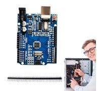 Tarjeta De Desarrollo para Microcontroladores Programación Mejorada De | Placa Desarrollo CH340G Componente para Proyectos de Computación y Aprendizaje