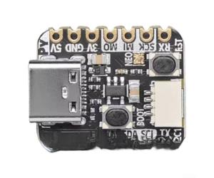 Tarjeta de desarrollo QT Py RP2040 con microcontrolador Dual-Core, conector para STEMMA QT para sensores I2C, alimentación USB-C 5V, diseño compacto para proyectos embebidos y aplicaciones portátiles
