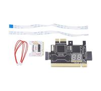 Tarjeta de Diagnóstico de Placa Base TL611 Pro, PCI E LPC, Luces LED, Negro, PCB, 84x56mm, para Resolución de Problemas