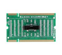 Tarjeta de diagnóstico y análisis SO-DIMM para portátiles DDR2, DDR3 y DDR4; herramienta de post-prueba con indicadores LED; diseño de inserción reversible y seguro para placas (DDR2)