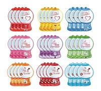 Tarjeta de dulces de San Valentín para niños, suministros festivos de máquina de chicles | Tarjeta de intercambio escolar | para cónyuges, novios, novias, esposas, maridos, parejas, niños, niñas, aula