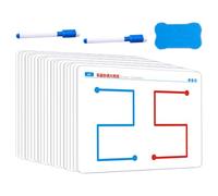 Tarjeta de Entrenamiento Cerebral-Juego de Memoria de 20 Piezas, Juego de de coordinación de Cerebro Manual interacción Matriz, Desarrollo cognitivo, Las Habilidades