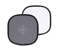 Tarjeta de Equilibrio de Blancos Gris Plegables, Tablero de Enfoque de Cámara de Doble Cara de 30 Cm con Bolsa de Transporte para Fotografía, 18% de Exposición