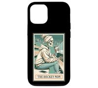 Tarjeta de esqueleto de The Hockey Mom Spooky Season Mama Halloween Carcasa para iPhone 12/12 Pro
