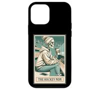 Tarjeta de esqueleto de The Hockey Mom Spooky Season Mama Halloween Carcasa para iPhone 12 mini