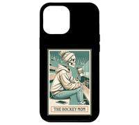Tarjeta de esqueleto de The Hockey Mom Spooky Season Mama Halloween Carcasa para iPhone 12 Pro Max