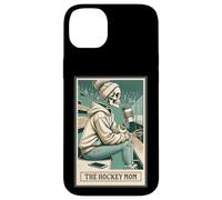 Tarjeta de esqueleto de The Hockey Mom Spooky Season Mama Halloween Carcasa para iPhone 14 Plus