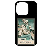 Tarjeta de esqueleto de The Hockey Mom Spooky Season Mama Halloween Carcasa para iPhone 14 Pro