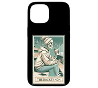 Tarjeta de esqueleto de The Hockey Mom Spooky Season Mama Halloween Carcasa para iPhone 15