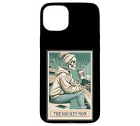 Tarjeta de esqueleto de The Hockey Mom Spooky Season Mama Halloween Carcasa para iPhone 15 Plus