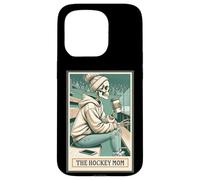 Tarjeta de esqueleto de The Hockey Mom Spooky Season Mama Halloween Carcasa para iPhone 15 Pro