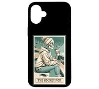 Tarjeta de esqueleto de The Hockey Mom Spooky Season Mama Halloween Carcasa para iPhone 16 Plus