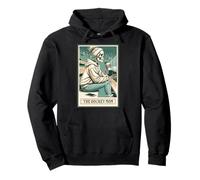Tarjeta de esqueleto de The Hockey Mom Spooky Season Mama Halloween Sudadera con Capucha