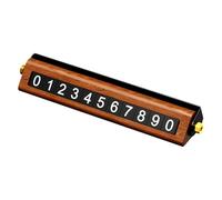 Tarjeta De Estacionamiento Temporal Del Coche | Decoración Magnética De Madera Para Tablero | Titular De La Tarjeta De Estacionamiento Temporal Para Coche | Para Camión SUV Calle Centro Comercial