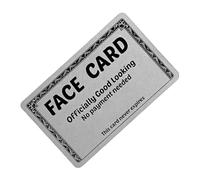 Tarjeta de excusa, construcción resistente, 8,6 x 5,4 cm, tarjeta de ayudante de conversación, herramienta de comunicación de eventos, divertida y divertida, para niños, adolescentes, adultos