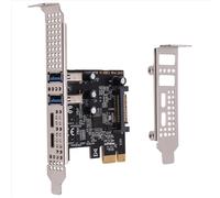 Tarjeta de expansi?n PCI de 4 puertos (Tipo C+A) Tarjeta de expansi?n USB 3.2 Concentrador de 5 Gbps