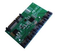 Tarjeta de expansi?n SATA de 1 a 5 puertos SATA3.0 Controlador Placa base Multiplicador Riser Adaptador HUB